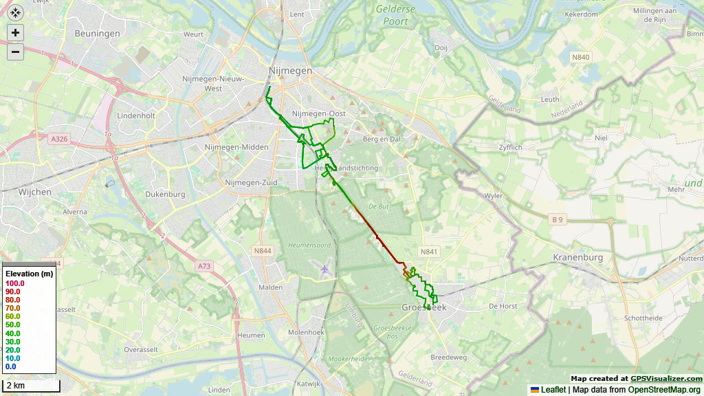 Routes Terugweg